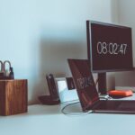 Time on a screensaver